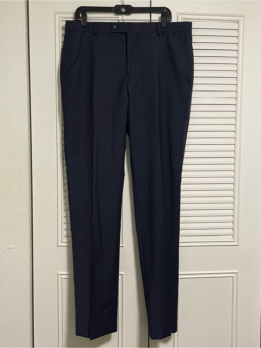 Kenneth Cole Navy Men's Dress Pants - Slim Tapered Fit